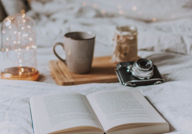 Lesen am Winterabend