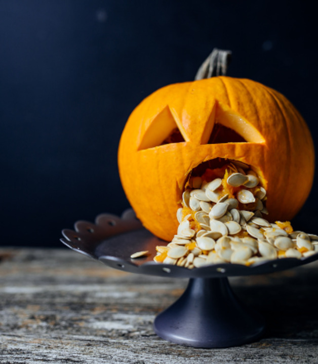 Kürbis an Halloween