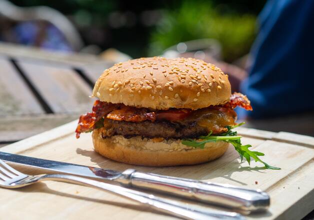 Typisch amerikanische BBQ-Gerichte