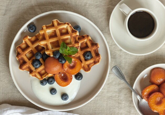 Frühstück mit Schwarztee