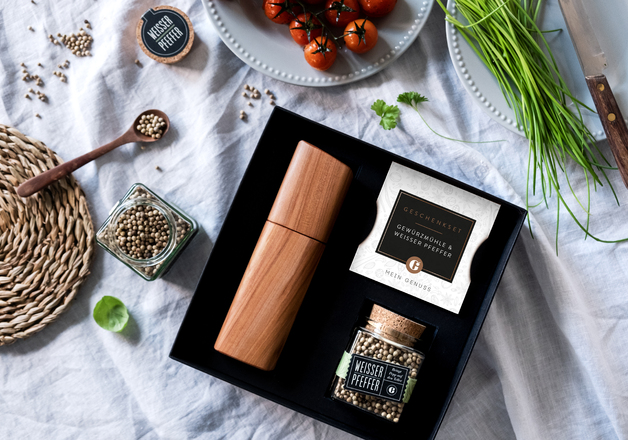 Edles Geschenkset Pfeffermühle
