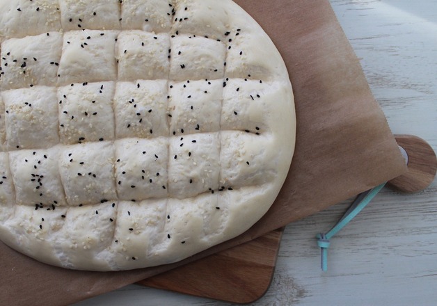 Fladenbrot mit Sesam