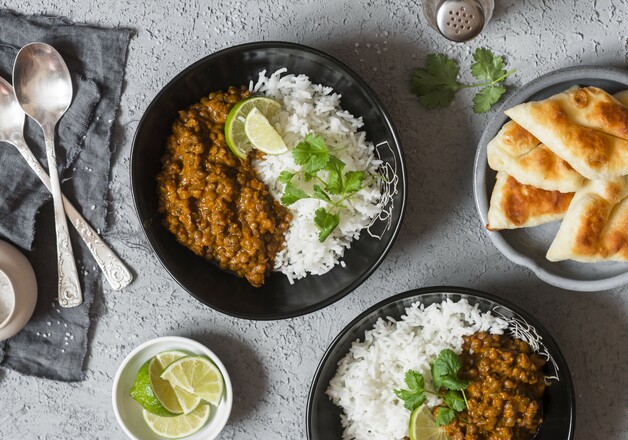 Selbstgemachtes Linsencurry