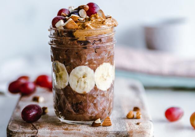 Schokocreme mit Obst