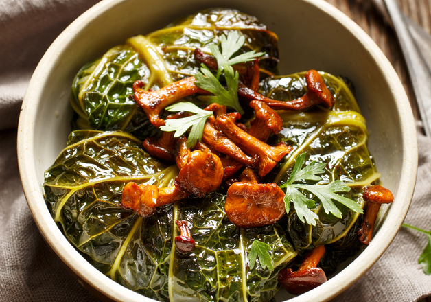 Vegane Wirsing-Rouladen