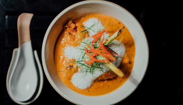 Currygericht mit Currypulver scharf