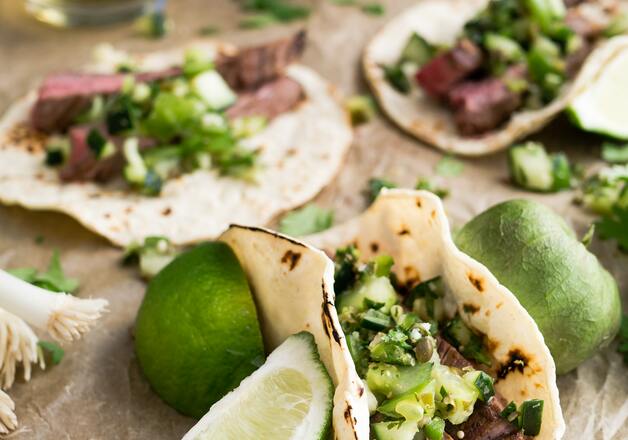 Tacos mit Red Onion Salz