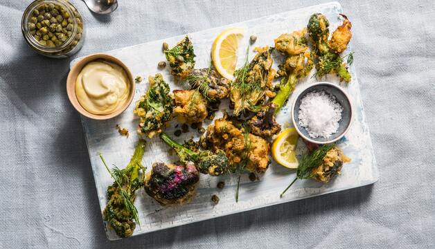 Ofengemüse mit Steinsalz gewürzt
