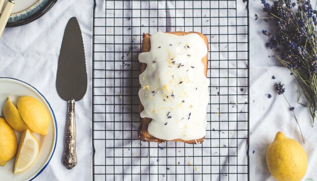 Lavendelblüten als Topping