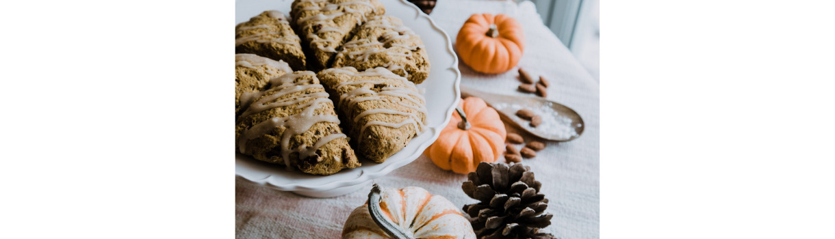 Kürbis Scones