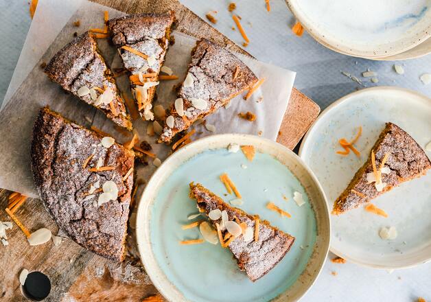 Selbstgebackener Karotte-Ingwer-Kuchen