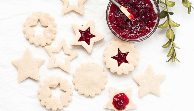 Spitzbuben mit Marmelade