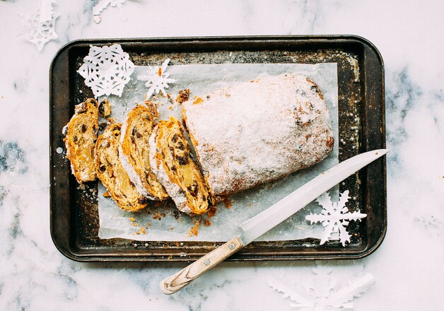 Selbstgebackener Christstollen