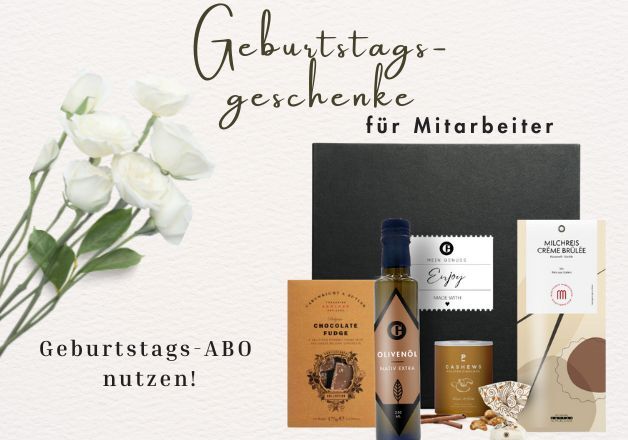 Geburtstagsgeschenke für Mitarbeiter