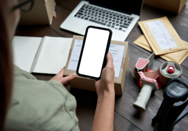 Geschenk für Versand vorbereiten